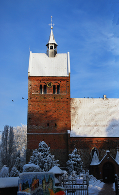 St-Johannes-Kirche im Winter